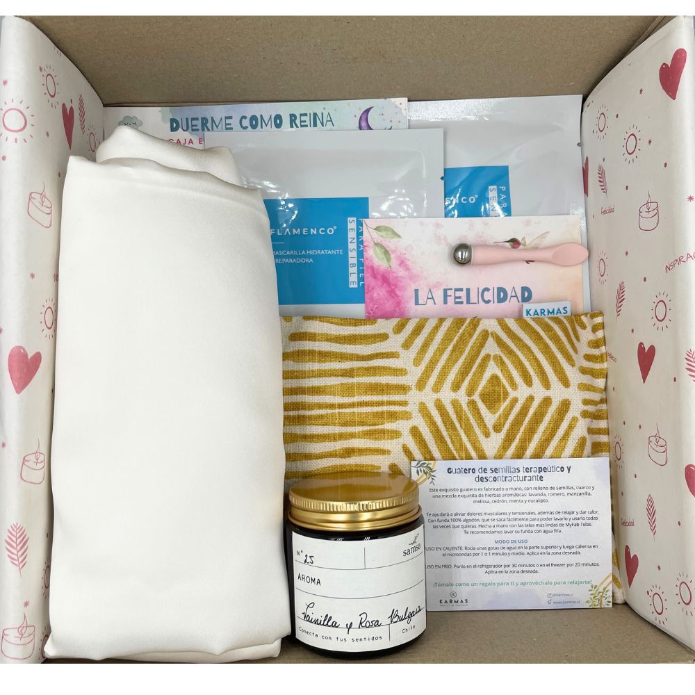 Caja Duerme como Reina en seda