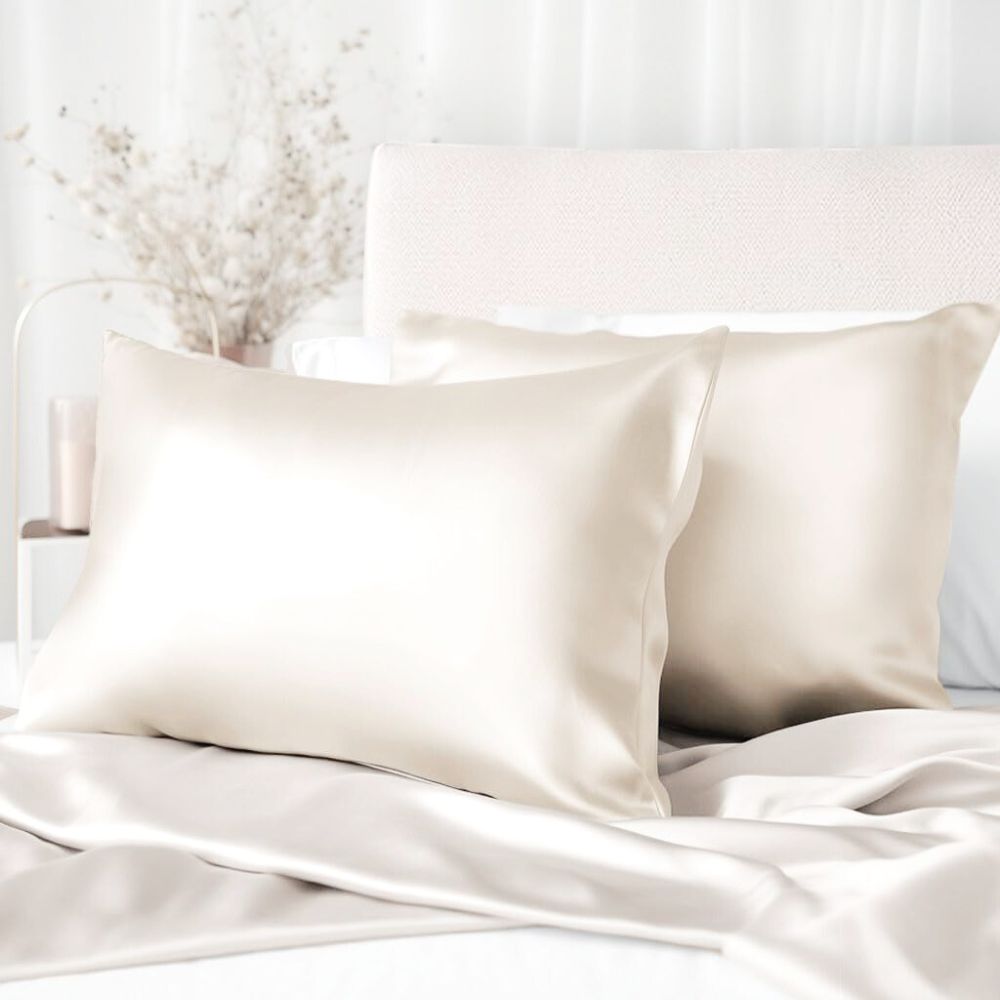 Funda de Almohada Queen doble cara Seda