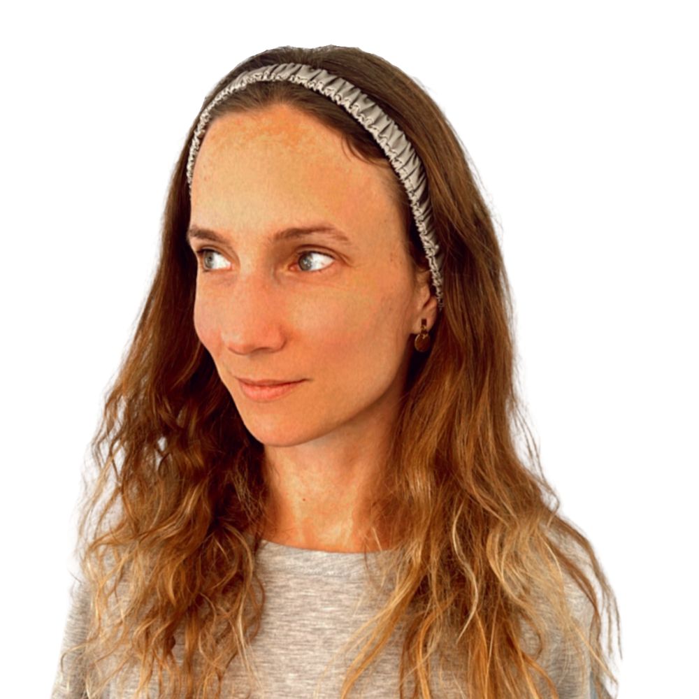 Cintillo delgado Seda