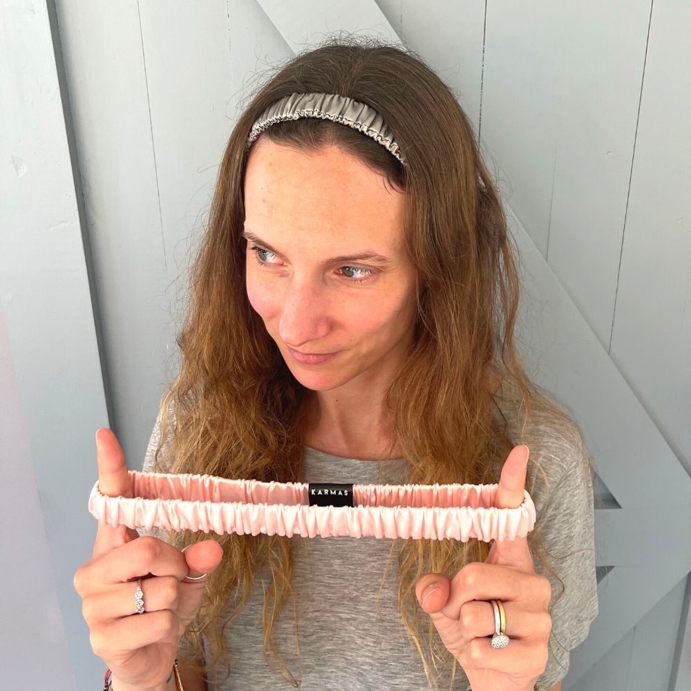 Cintillo delgado Seda