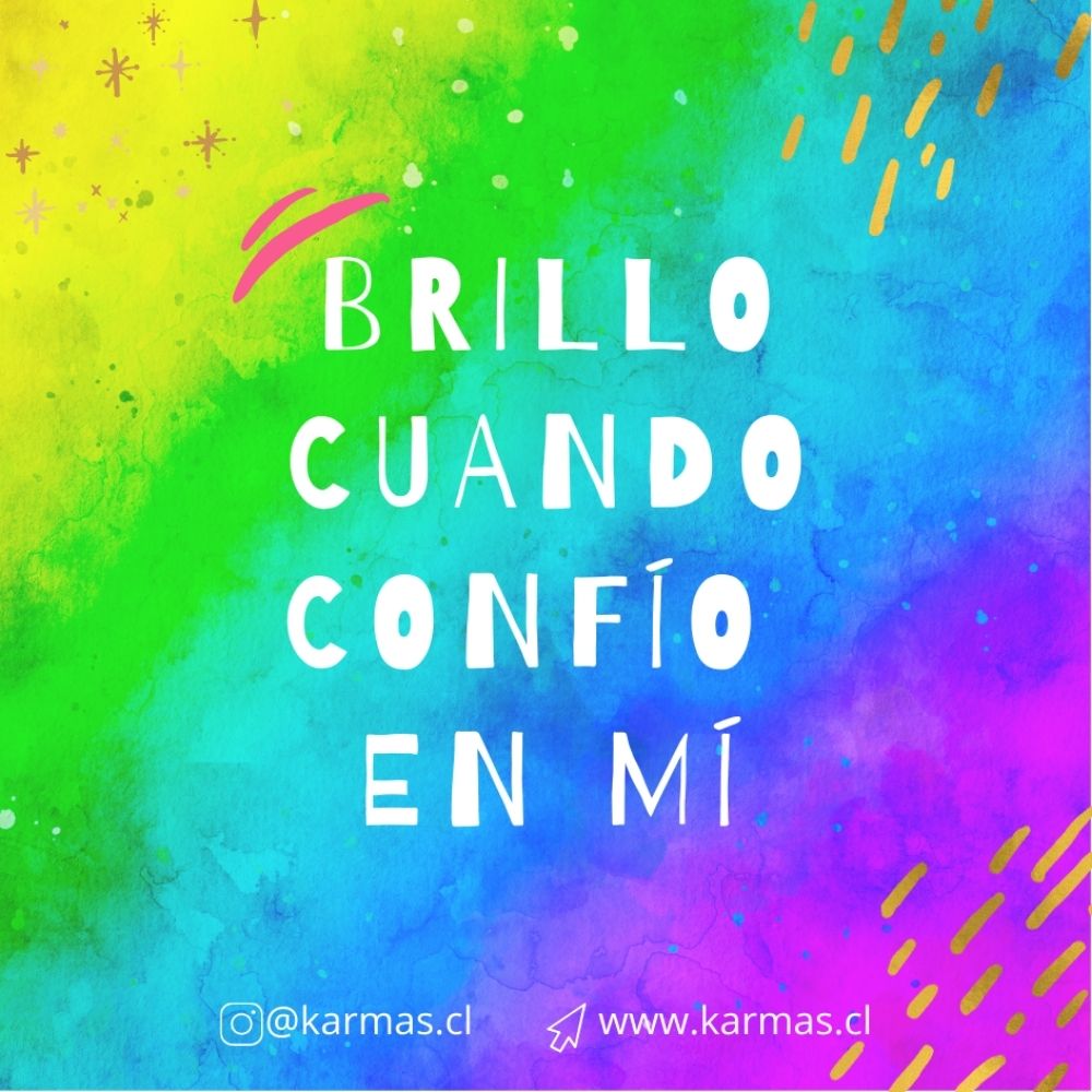 Imán frase positiva