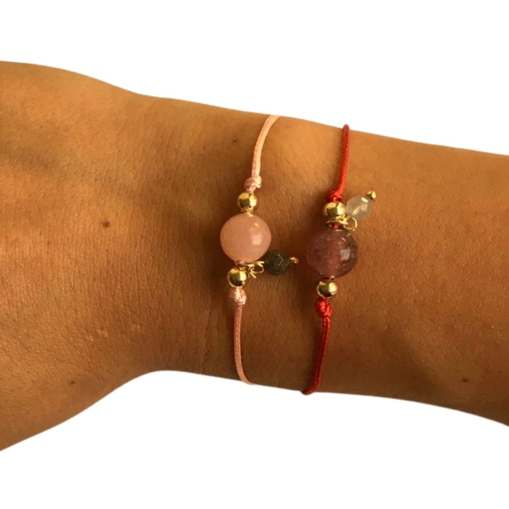 Pulsera Piedra Protección y Amor Propio