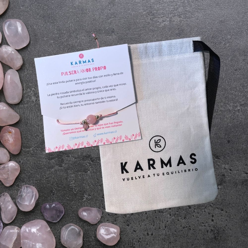 Pulsera Piedra Protección y Amor Propio