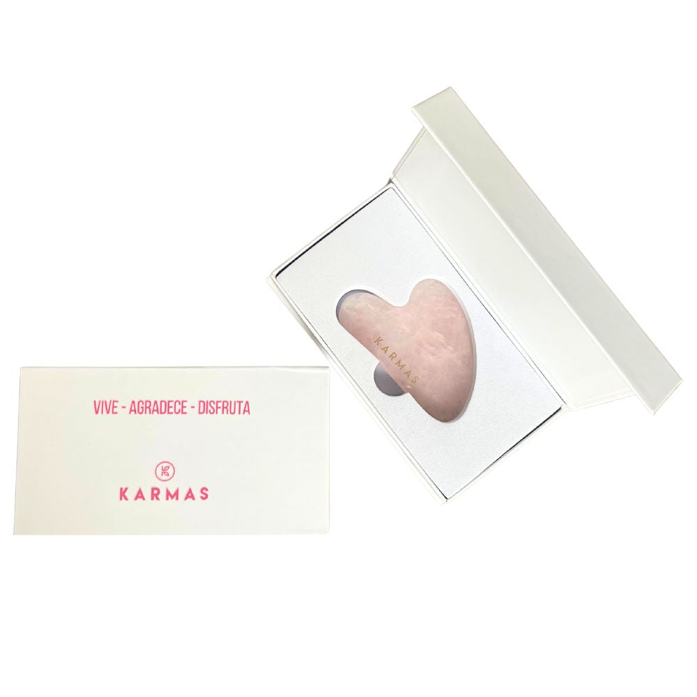 Guasha Facial Cuarzo Rosa