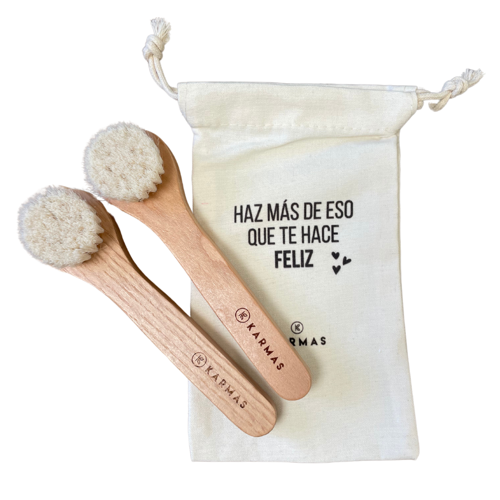 Cepillos Faciales Dry Brushing (cepillado en seco)
