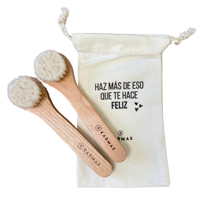 Cepillos Faciales Dry Brushing (cepillado en seco)