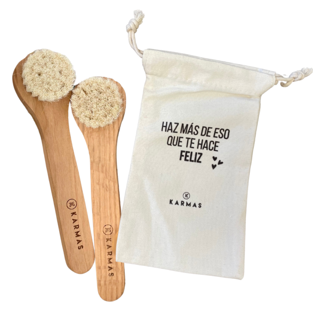 Cepillos Faciales Dry Brushing (cepillado en seco)
