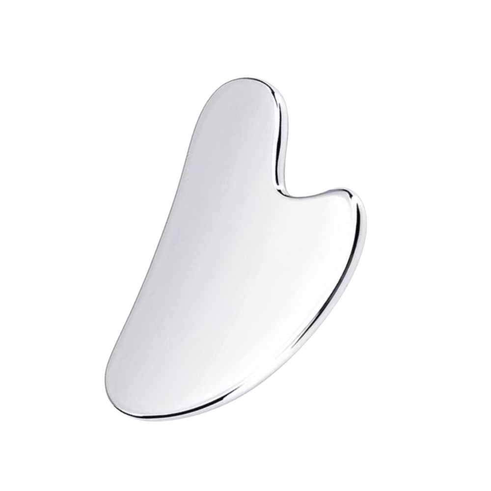 Guasha Facial Acero Inoxidable - Efecto Crioterapia, Anti-Edad y Drenaje Linfático