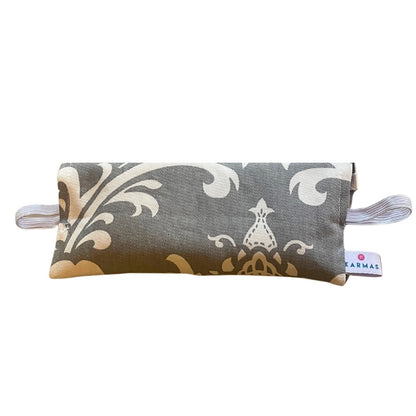 Antifaz relajante de semillas, cuarzo, hierbas y aromaterapia