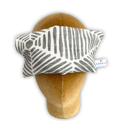 Antifaz relajante de semillas, cuarzo, hierbas y aromaterapia