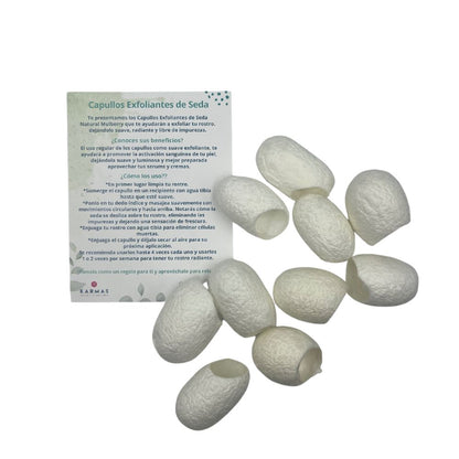 Capullos Exfoliantes de Seda - 10 unidades