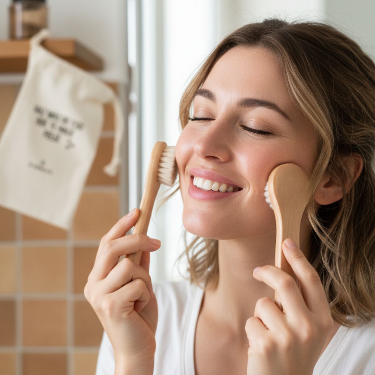 Cepillos Faciales Dry Brushing (cepillado en seco)