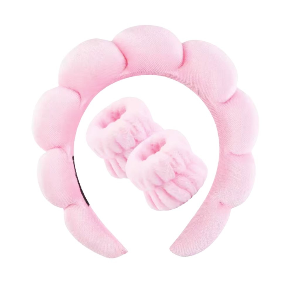 Kit Cintillo Spa y Muñequeras