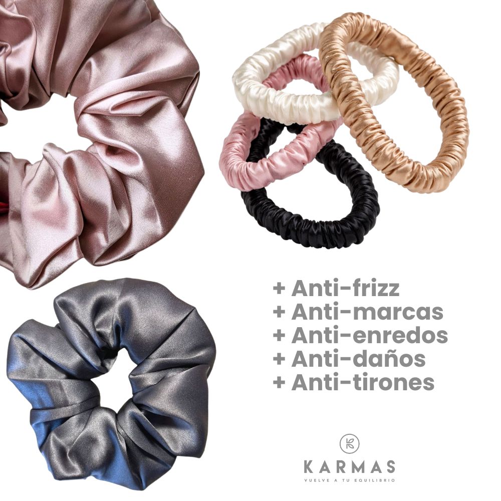 Scrunchie Midi Seda