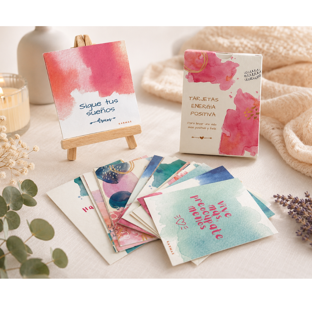 Tarjetas Energía Positiva + Atril