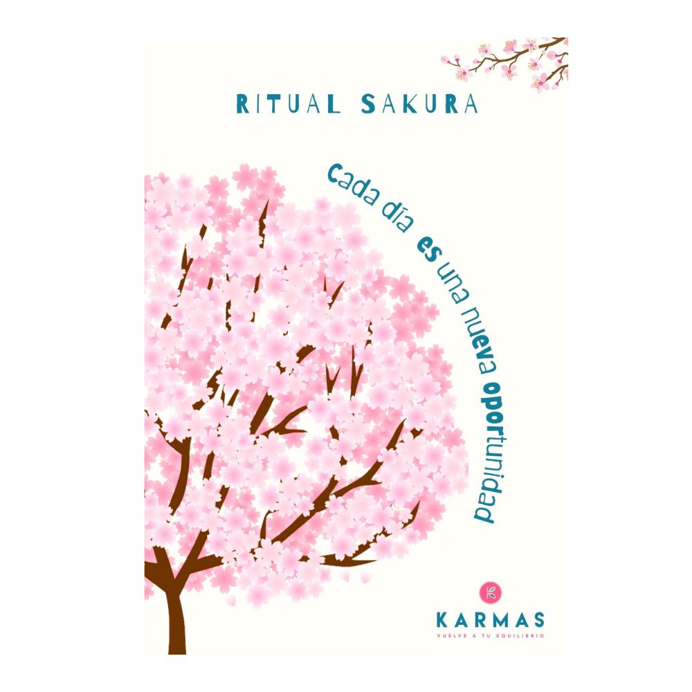 Postal Ritual Sakura con actividad
