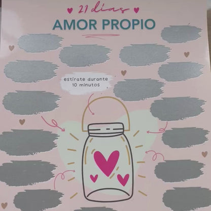 Desafío raspable 21 días de amor propio y bienestar
