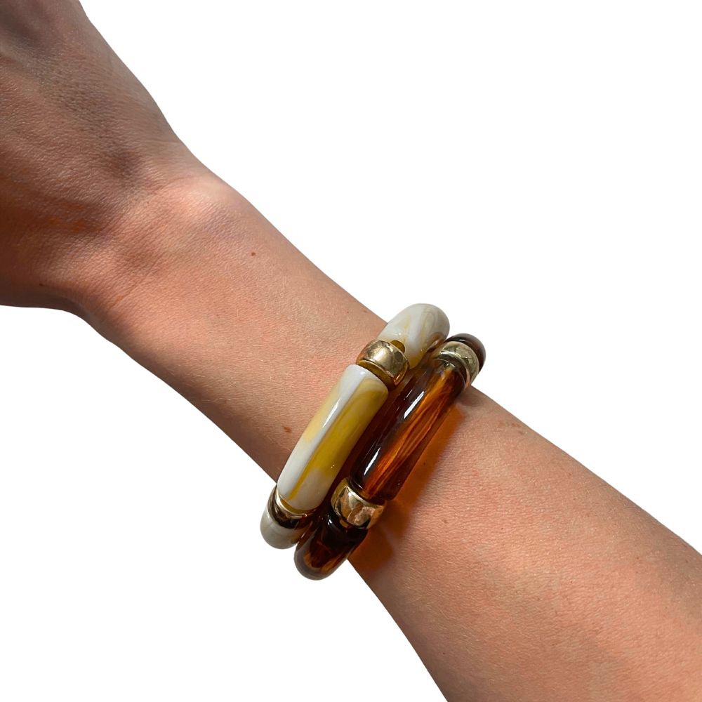 Pack de 2 Pulseras Resina