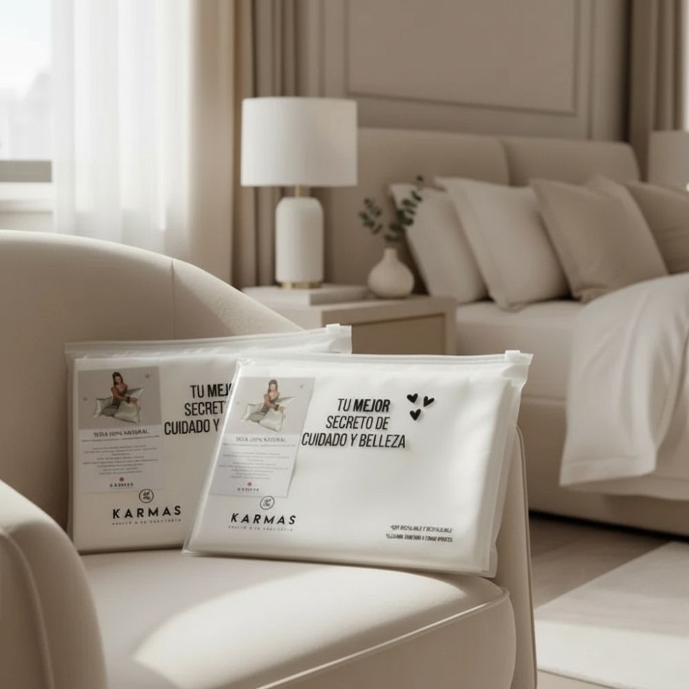 Pack 2 Fundas Almohada cara frontal Seda