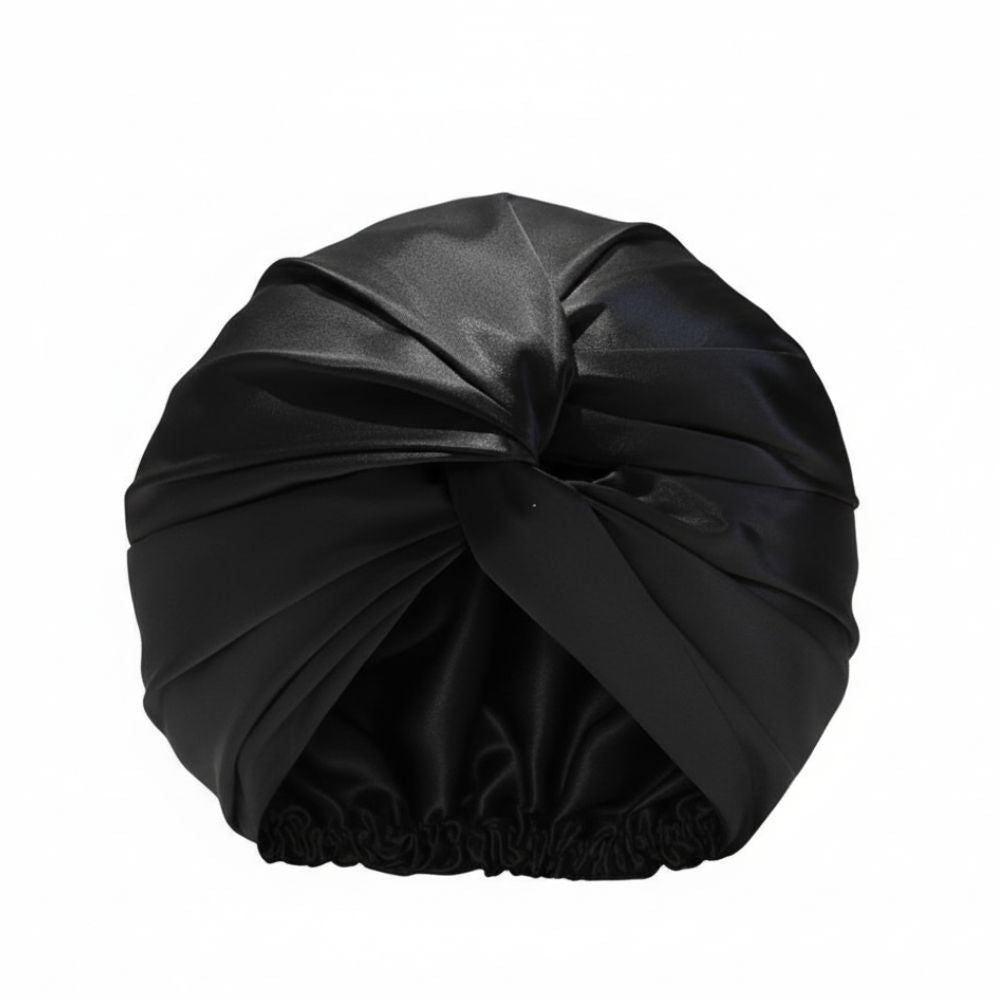 Turbante borde elasticado doble capa Seda