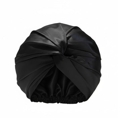 Turbante borde elasticado doble capa Seda