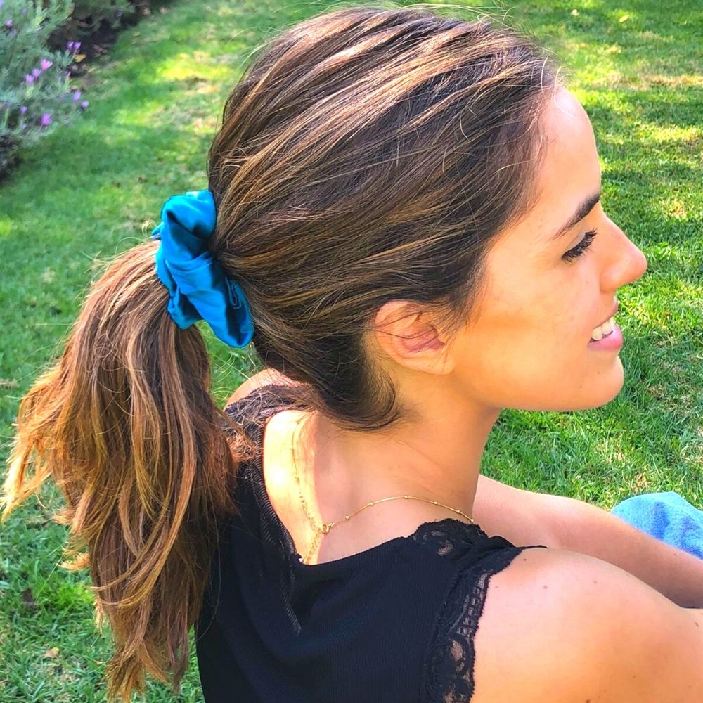 Scrunchie Midi Seda